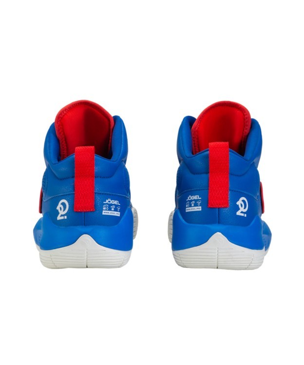 БЕЗ УПАКОВКИ Кроссовки баскетбольные JOGEL Launch MID, Blue/red/white (2126472)