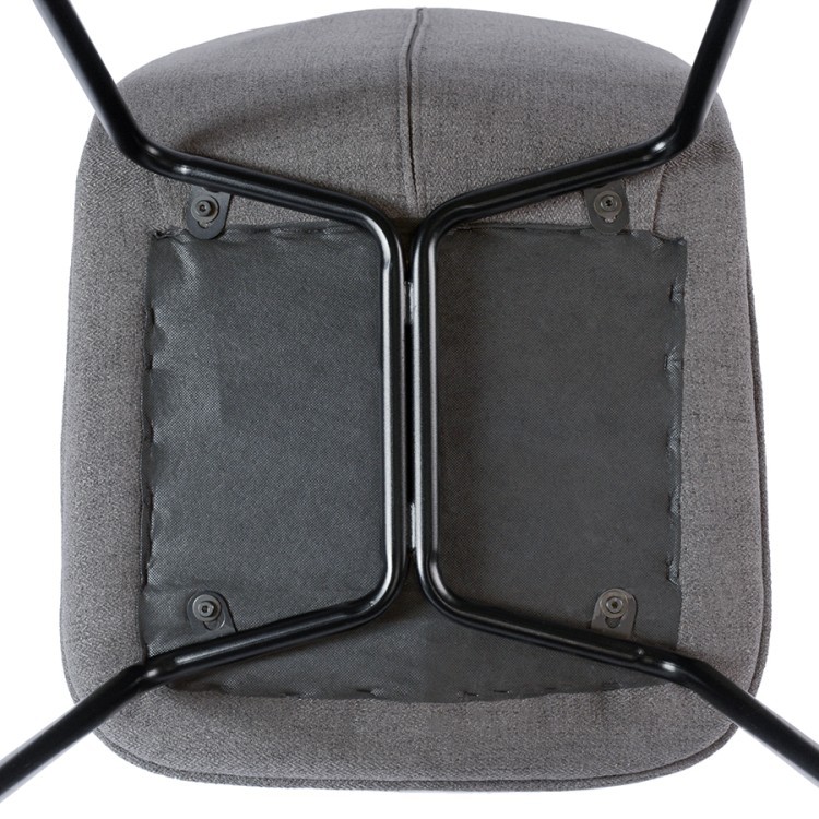 Набор из 4 стульев adrian, рогожка, темно-серые (74233)