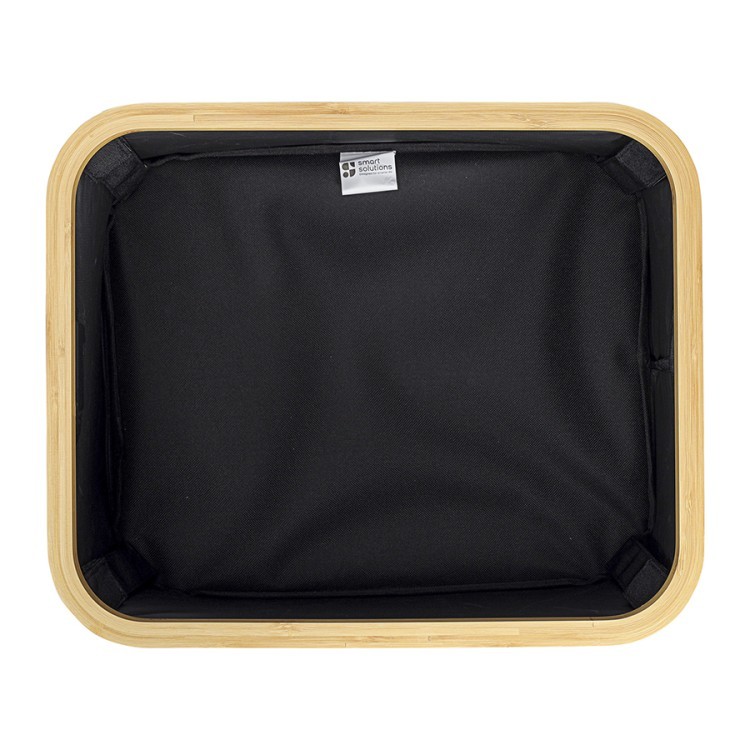 Корзина для белья neat low, 40x33x20 см, черная (77866) Корзина для белья neat low, 40x33x20 см, черная (77866)
