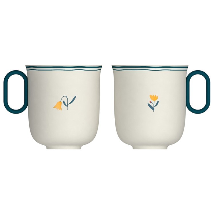 Набор кружек plush, golden bells, 400 мл, 2 шт. (80400)