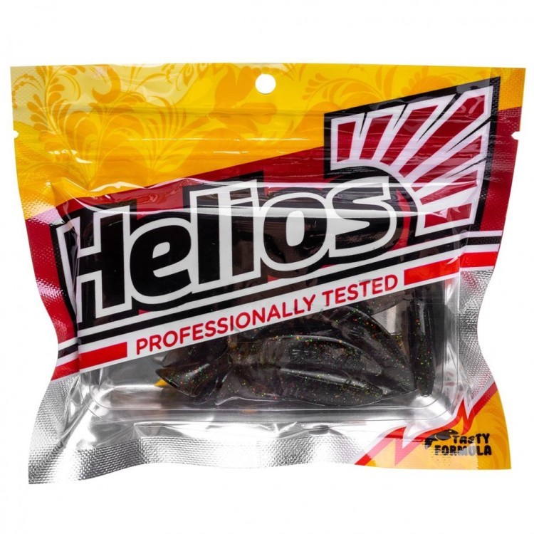 Виброхвост Helios Slash 2,64"/6,7 см, цвет Star Oil 10 шт HS-19-042 (77837)