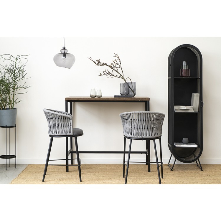 Стул полубарный haugen, темно-серый/светло-серый (75041)