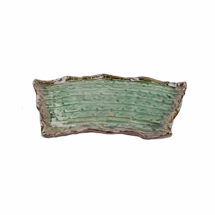 Тарелка SG397004, ручная работа/каменная керамика, green, ROOMERS TABLEWARE Тарелка SG397004, ручная работа/каменная керамика, green, ROOMERS TABLEWARE
