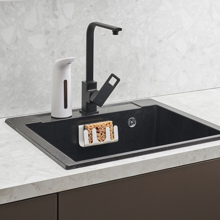 Держатель губки для мытья посуды jaw, белый (75909)