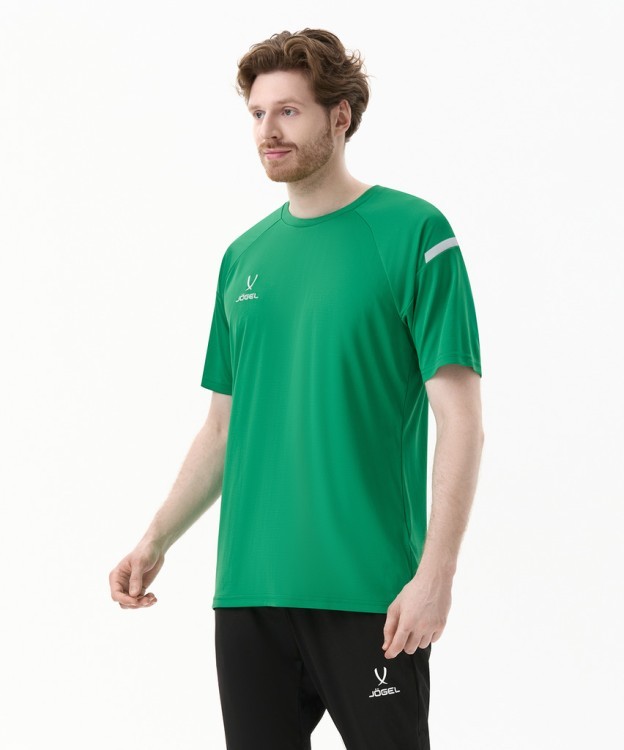 Футболка тренировочная JOGEL CAMP 2 Training Poly Tee, зеленый/белый (2121622)