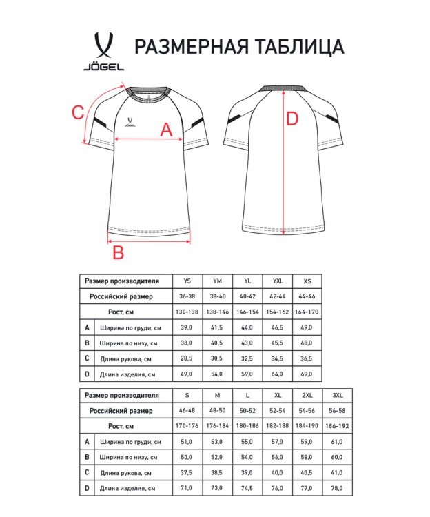 Футболка тренировочная JOGEL CAMP 2 Training Poly Tee, зеленый/белый (2121617)