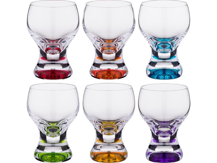 Набор рюмок из 6 шт. "gina colors" 60 мл. высота=7,5 см Bohemia Crystal (674-657) Набор рюмок из 6 шт. "gina colors" 60 мл. высота=7,5 см Bohemia Crystal (674-657)
