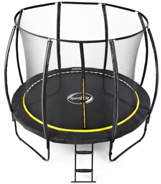 Батут с сеткой и лестницей 12-футовый с 8-ю стойками CFR-12FT-4 365 см (55737)