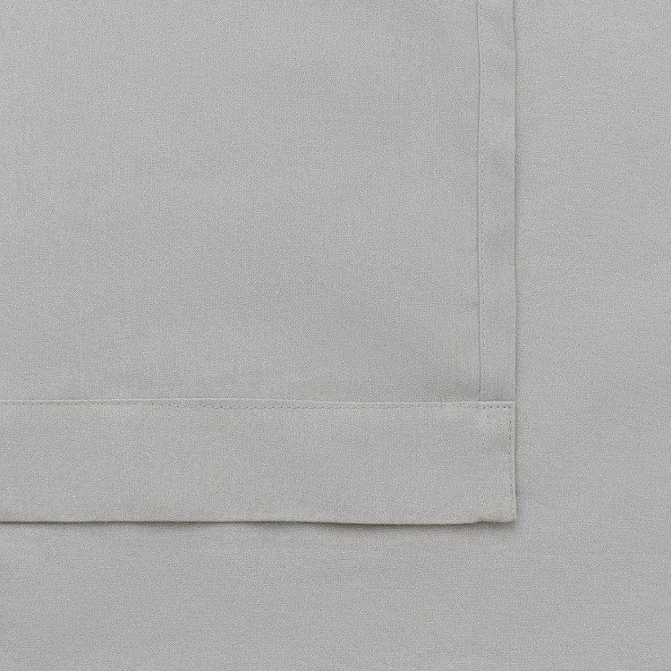 Штора из хлопка двойная базовая серого цвета из коллекции essential, 150х290 см (76970)