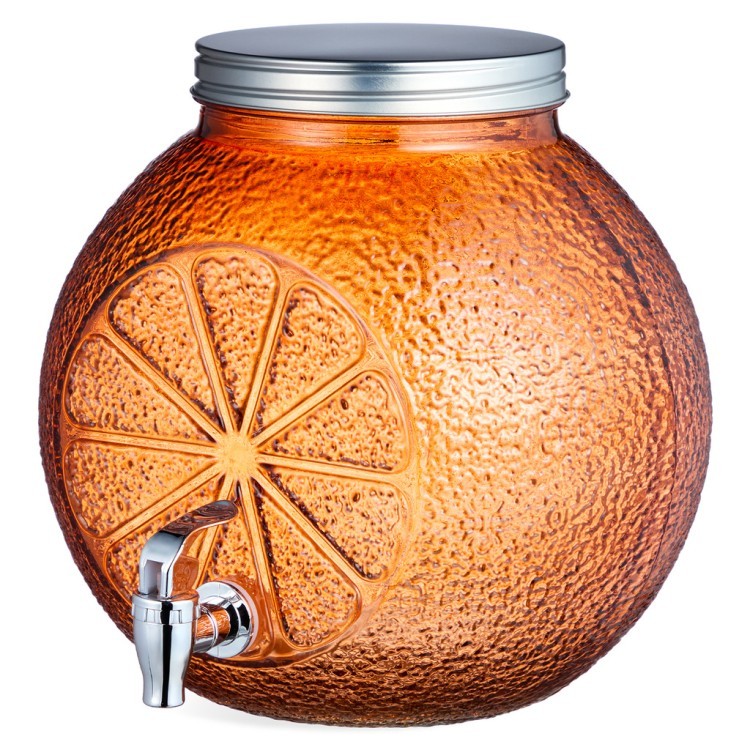 Диспенсер для напитков "orange", 25,5*21,5*25,5 см, 8 л Lefard (718-205)