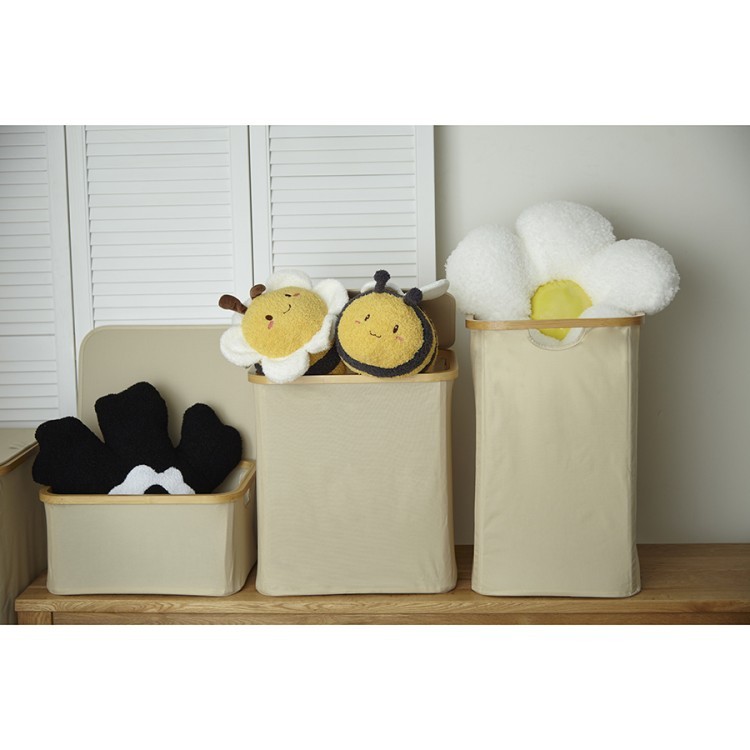 Корзина для белья neat mid, 40x33x43 см, молочная (77867) Корзина для белья neat mid, 40x33x43 см, молочная (77867)