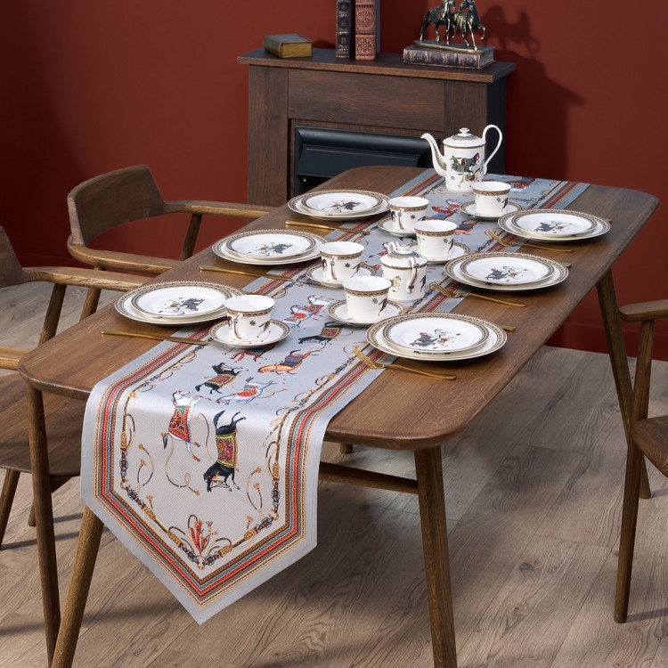 Дорожка "passage" 45х300см, 100% хлопок, серый ,твил c пропиткой Lefard (850-761-32)