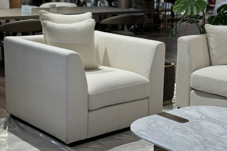 Кресло Roberto рогожка кремовый BOTEGA SVBEG 105*100*90см (TT-00014532)