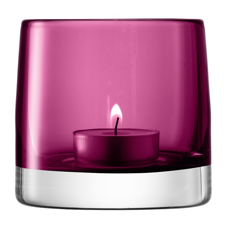 Подсвечник для чайной свечи light colour 8,5 см лиловый (61421)
