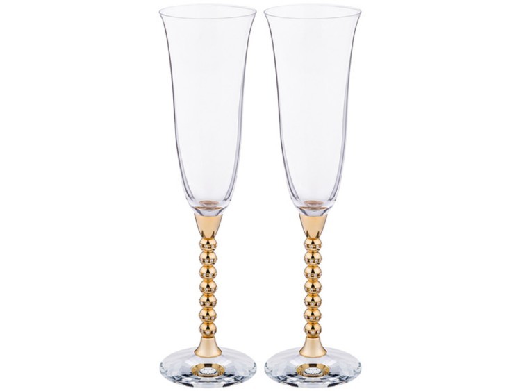 Набор бокалов для шампанского из 2 шт. 200 мл. высота=26 см. Claret Di (661-055) 