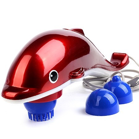 Массажер Дельфин 50Вт 3 насадки (99)