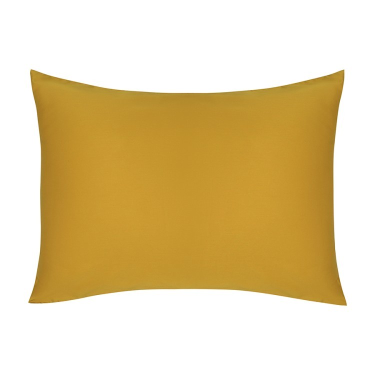 Комплект постельного белья из премиального сатина горчичного цвета из коллекции essential, 200х220 см (78455)