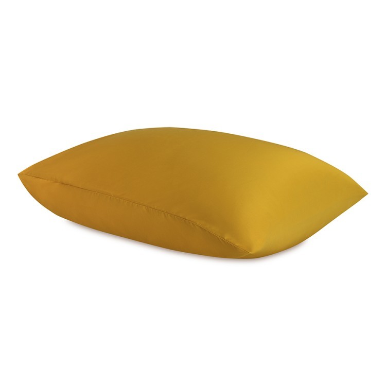 Комплект постельного белья из премиального сатина горчичного цвета из коллекции essential, 200х220 см (78455)