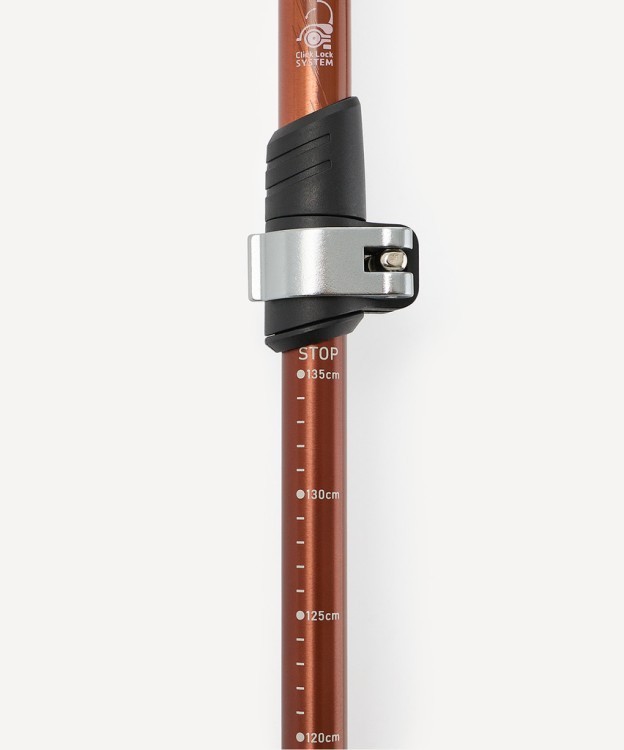 Треккинговые палки Hiking Mount, 65-135 см, 3-секционные, терракотовый (2119449) Треккинговые палки Hiking Mount, 65-135 см, 3-секционные, терракотовый (2119449)