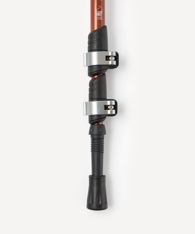 Треккинговые палки Hiking Mount, 65-135 см, 3-секционные, терракотовый (2119449) Треккинговые палки Hiking Mount, 65-135 см, 3-секционные, терракотовый (2119449)