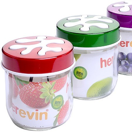 Емкость для сыпучих продуктов красный 425 млMB (80714)