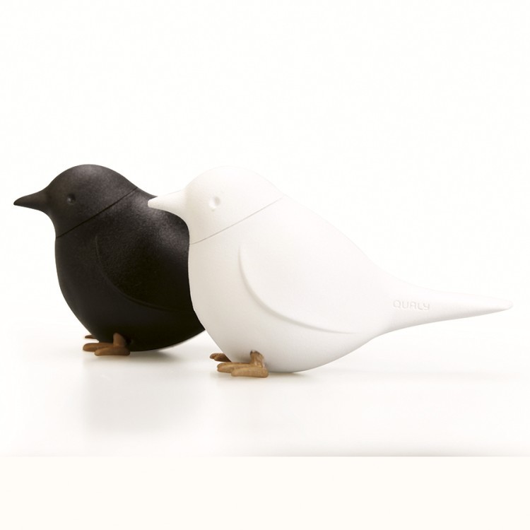 Набор для специй sparrow, черный/белый (70500)
