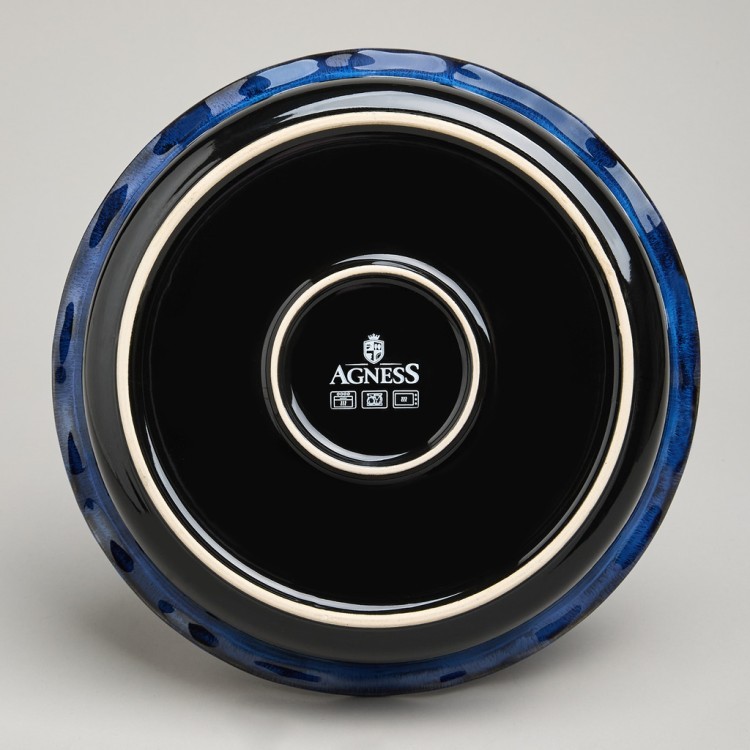 Форма для запекания круглая reactive blue 27*6,5 см 1500 мл Agness (780-131) Форма для запекания круглая reactive blue 27*6,5 см 1500 мл Agness (780-131)