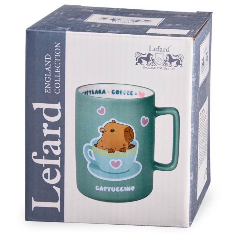 Кружка lefard "capybara+coffee" 400мл Lefard (260-998)