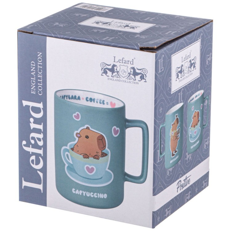 Кружка lefard "capybara+coffee" 400мл Lefard (260-998)