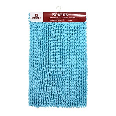 Коврик для ванной Vortex Spa comfort 50х80 см голубой 24139 (63142) Коврик для ванной Vortex Spa comfort 50х80 см голубой 24139 (63142)