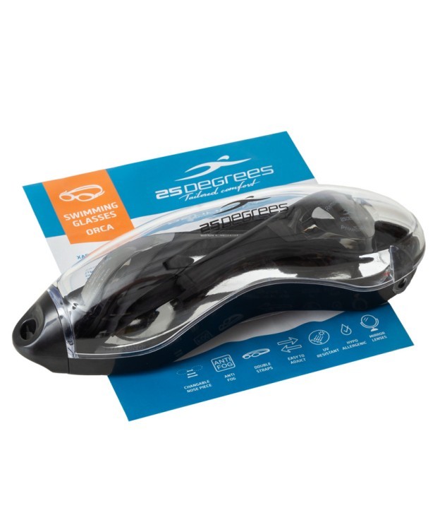 Очки для плавания 25DEGREES Orca Black (2109218)