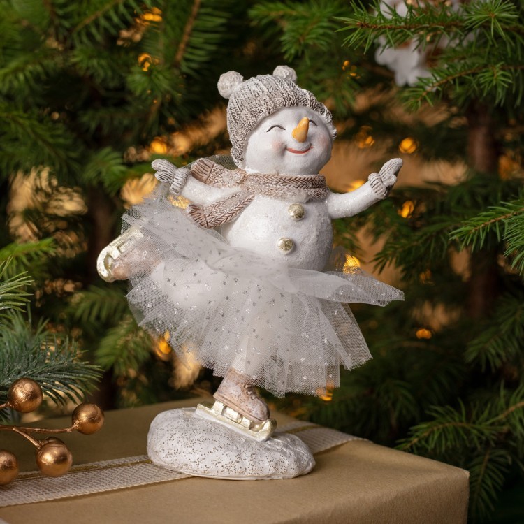 Статуэтка "снеговик" 14х7х17,5 см Lefard (162-1289) Статуэтка "снеговик" 14х7х17,5 см Lefard (162-1289)