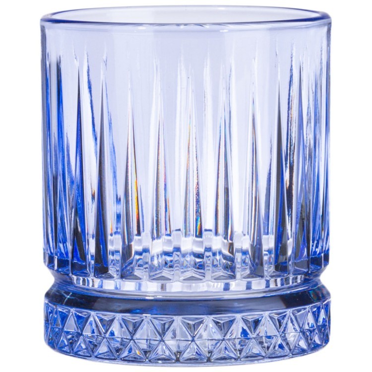 Набор стаканов из 6 шт "ассорти"  210 мл цвета:аметист, шампань, топаз, изумруд, сапфир,агат Алешина Р.р. (484-924)