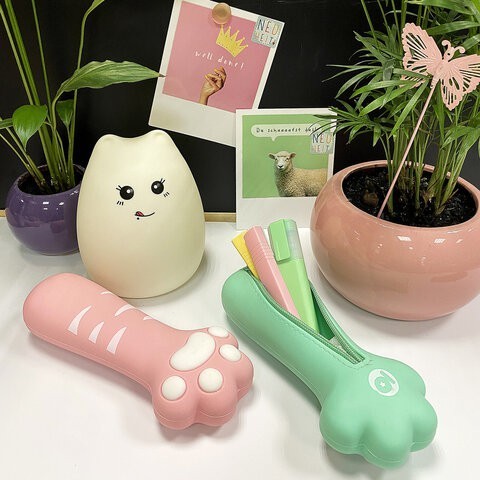 Пенал косметичка Юнландия Paw Pink 270057 (86532)
