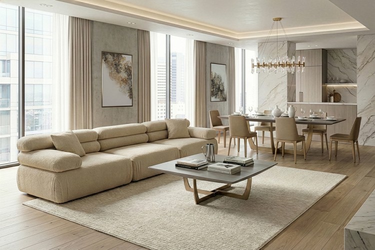 Стол журнальный Спейс (Space) 120*120*40см (TT-00002080)