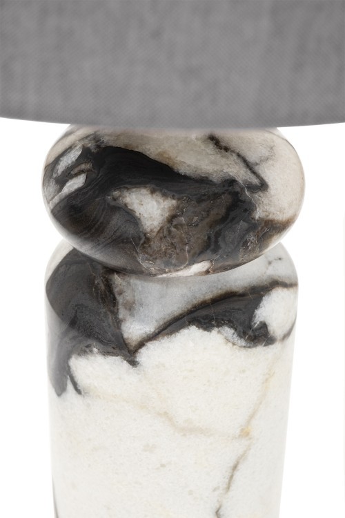 Лампа настольная плафон цвет серый Н.77см (TT-00016366)