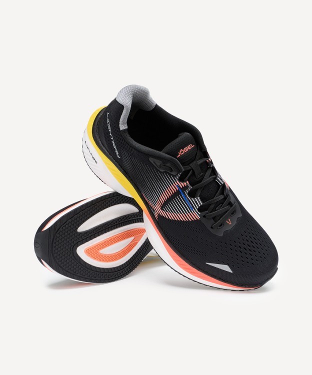 Кроссовки спортивные JOGEL Lightray, черный/оранжевый (2131727)