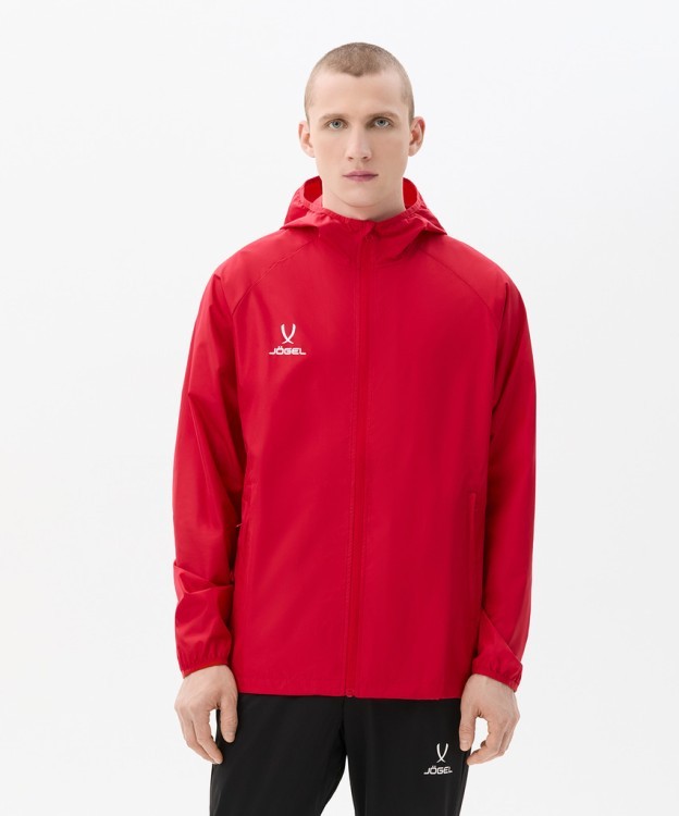 Куртка ветрозащитная JÖGEL CAMP Rain Jacket, красный, детский (2112625)
