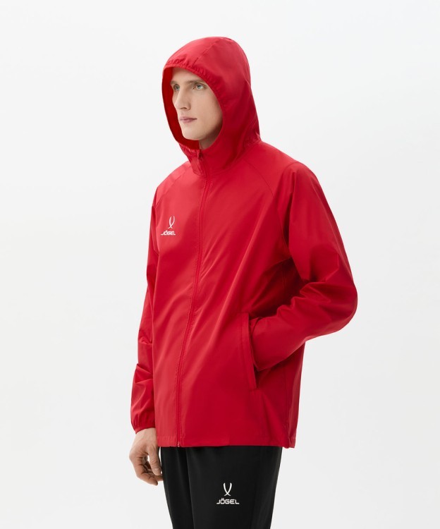 Куртка ветрозащитная JÖGEL CAMP Rain Jacket, красный, детский (2095487)
