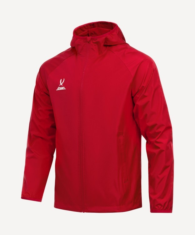 Куртка ветрозащитная JOGEL CAMP Rain Jacket, красный, детский (2112625)
