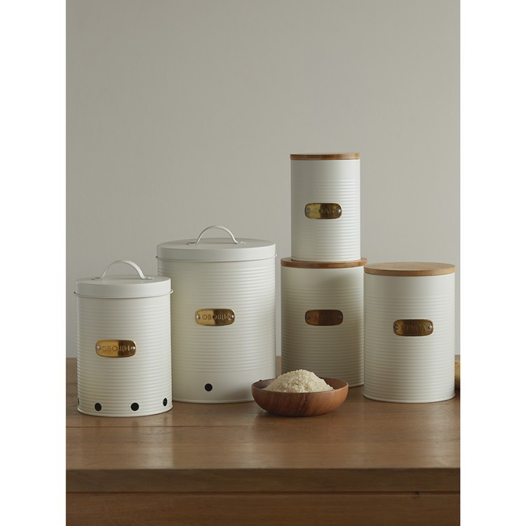 Банка для хранения овощей irmel, 2,5 л, молочная (78386)