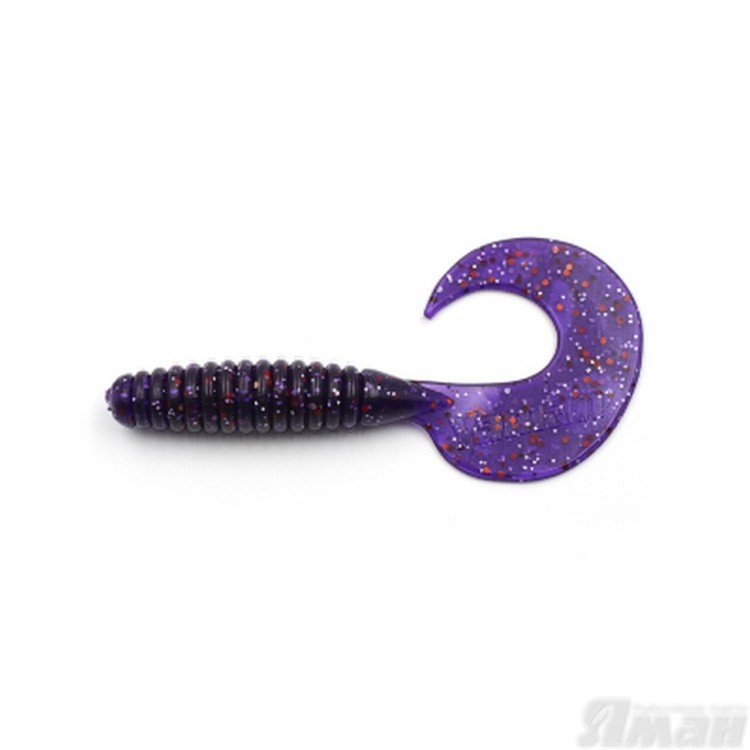 Твистер Yaman Spiral, 5", цвет 08 - Violet, 5 шт Y-S5-08 (70630)