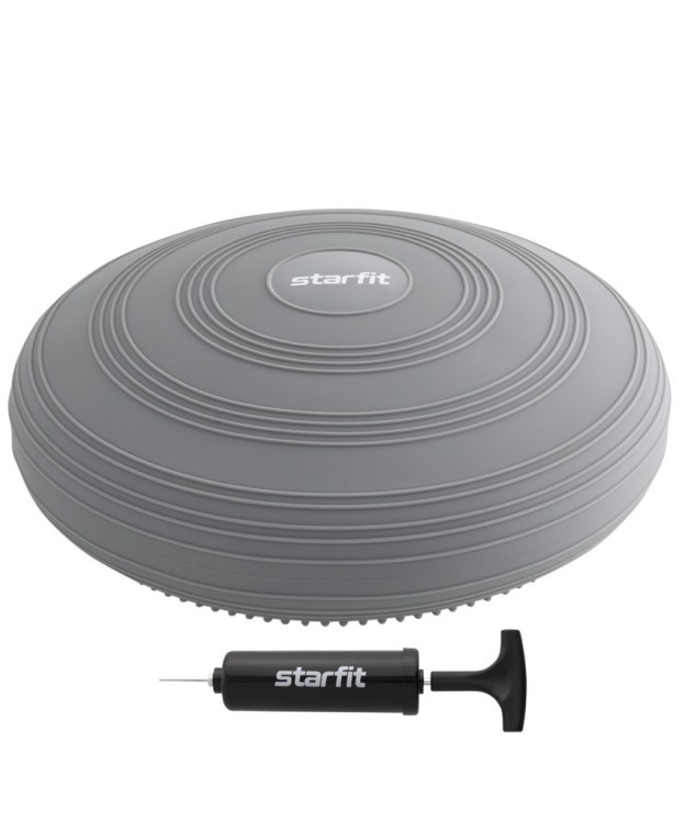 БЕЗ УПАКОВКИ Диск балансировочный Starfit BP-105, с насосом, серый (2125638) БЕЗ УПАКОВКИ Диск балансировочный Starfit BP-105, с насосом, серый (2125638)