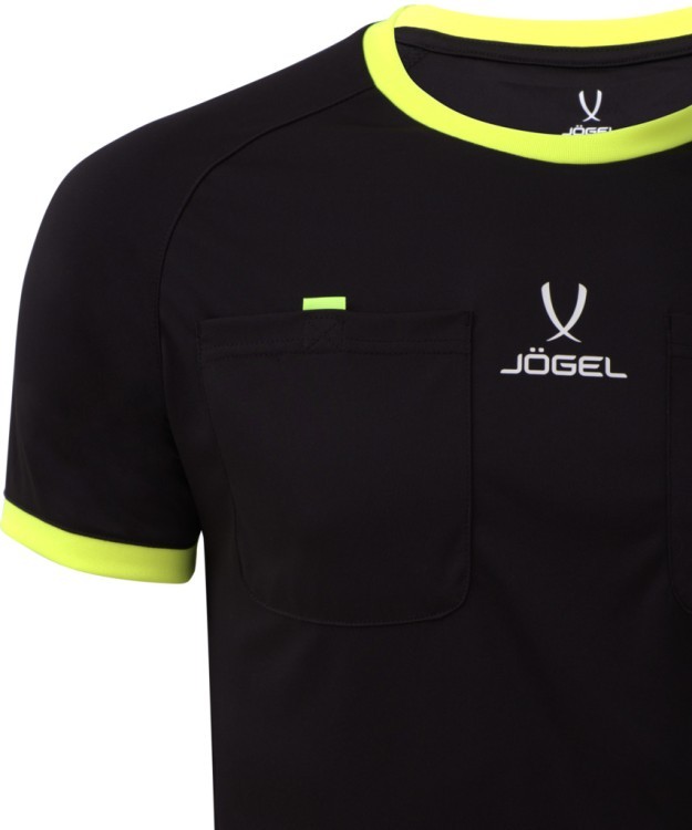 Футболка судейская JOGEL Referee tee, черный (1745015)