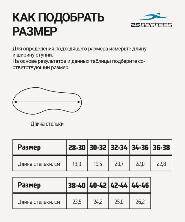 Ласты тренировочные удлиненные 25DEGREES Immerse Black, черный, мужской (2125680)