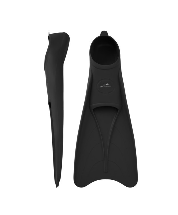 Ласты тренировочные удлиненные 25DEGREES Immerse Black, черный, мужской (2125680)