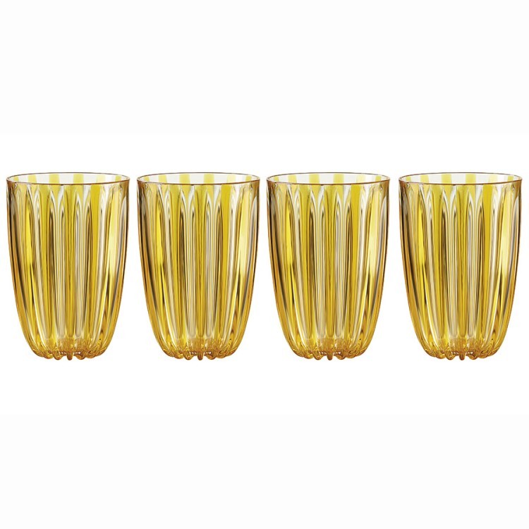 Набор из 4-х стаканов dolcevita, 470 мл, янтарные (75556)