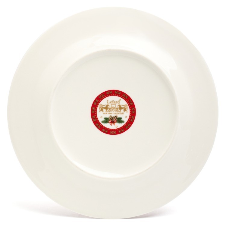 Тарелка закусочная lefard "елка" 19 см красная Lefard (85-1880-1)