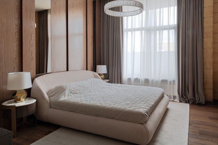 Кровать Палаццо(Palazzo) 180 без мех.шенилл экрю Natur-Ecru 215*240*90см (TT-00016495)