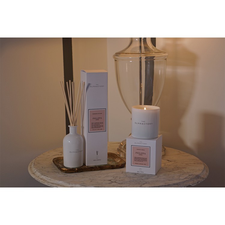Свеча ароматическая the olphactory, white insignia, philippa 1990, 60 ч (78049)